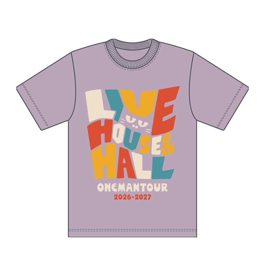 ライブハウス&ホールツアーTシャツ（ラベンダー）
